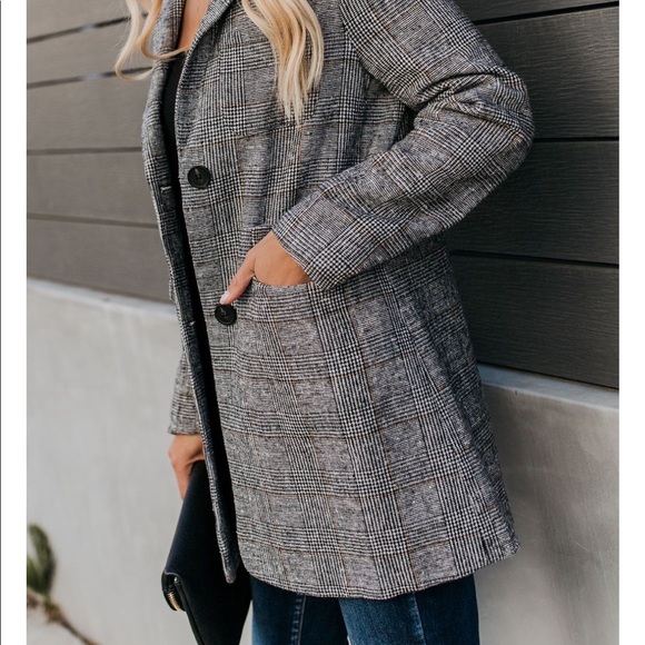 🖤HP🖤 x2 FRANKLYN Plaid Blazer - Picture 7 of 8